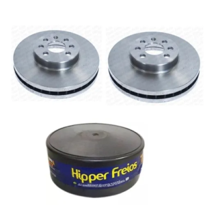Par Disco Freio Dianteiro Chevrolet Corsa Hatch E Sedan 1.0 ou 1.4 8V hiperfreios hf23