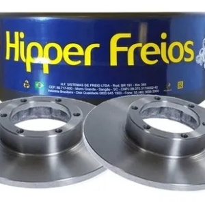 Par de Discos de Freio Dianteiro - Sólido HF11