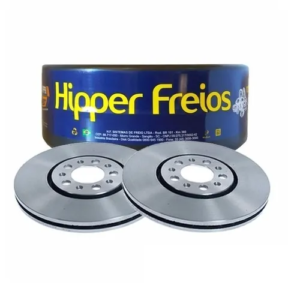 Par de Discos de Freio Dianteiro - Ventilado HF03A